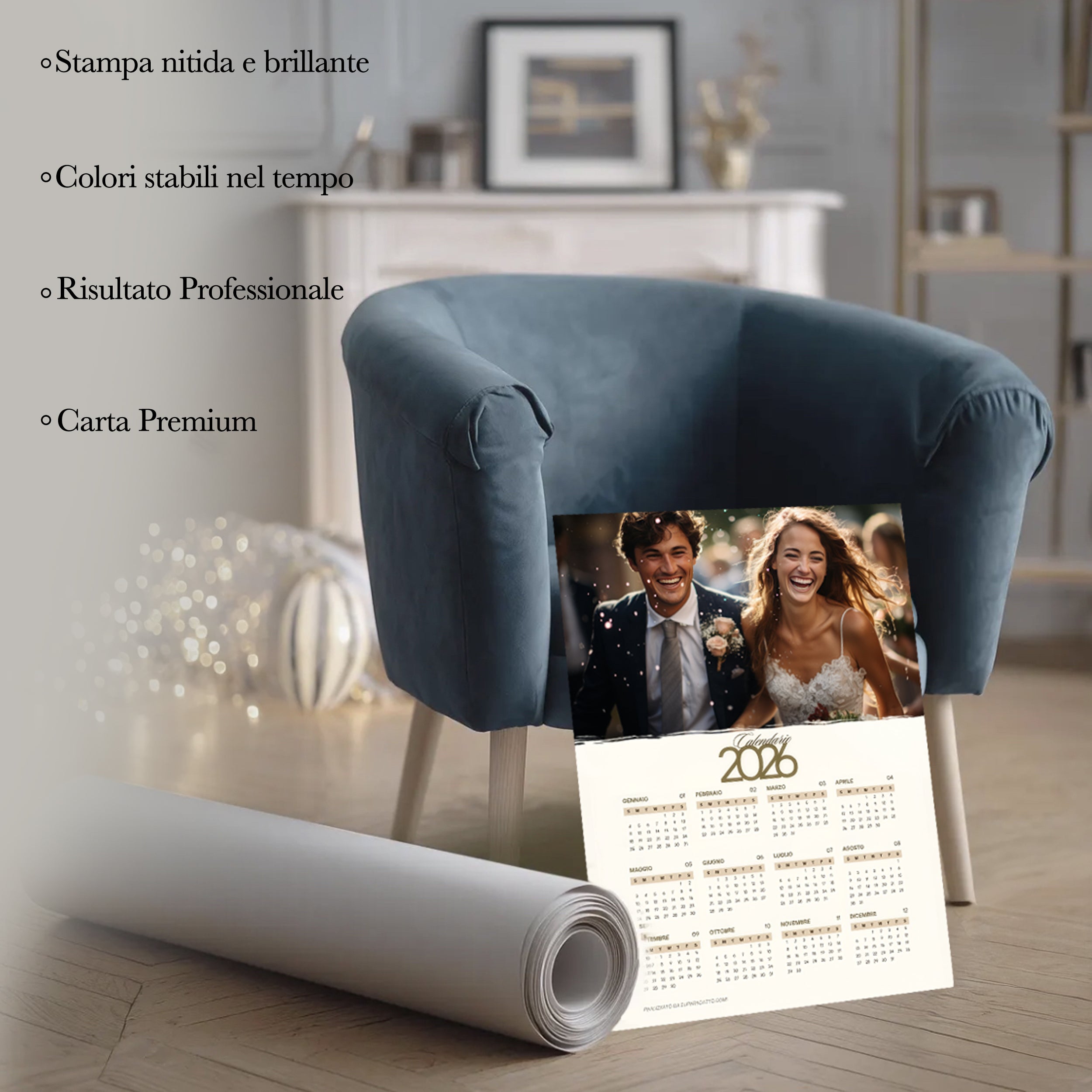 Calendario 2026 Personalizzato - Il Regalo Perfetto per Rendere Speciale Ogni Giorno