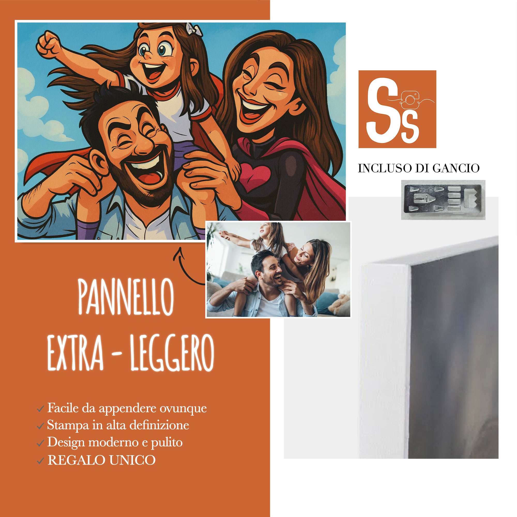 PANNELLO SUPER ANIMATION DA FOTO - RITRATTO PERSONALIZZATO